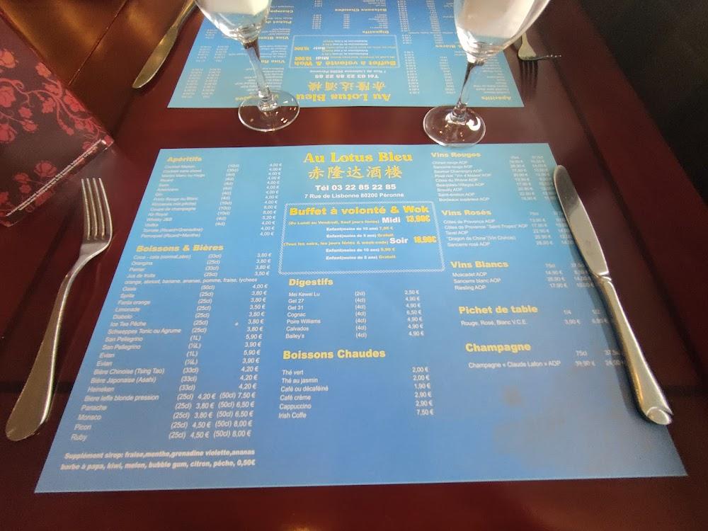 Au Lotus Bleu - Menu Image 2